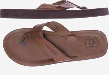 Marc O'Polo Sandals & Slippers in 45 in Brown: front