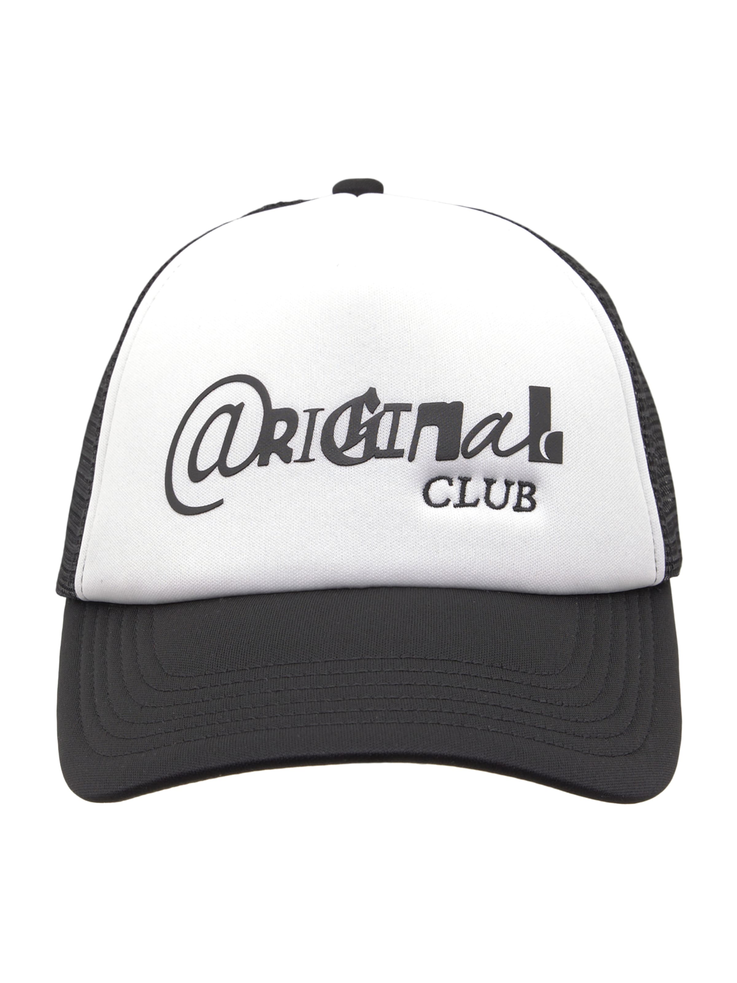 Pull&Bear Keps 'ORIGINAL CLUB' i svart: framsida