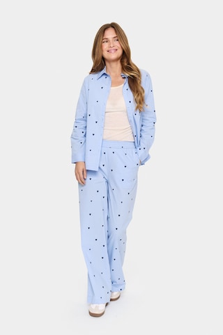 SAINT TROPEZ - Blusa 'Jaline' em azul