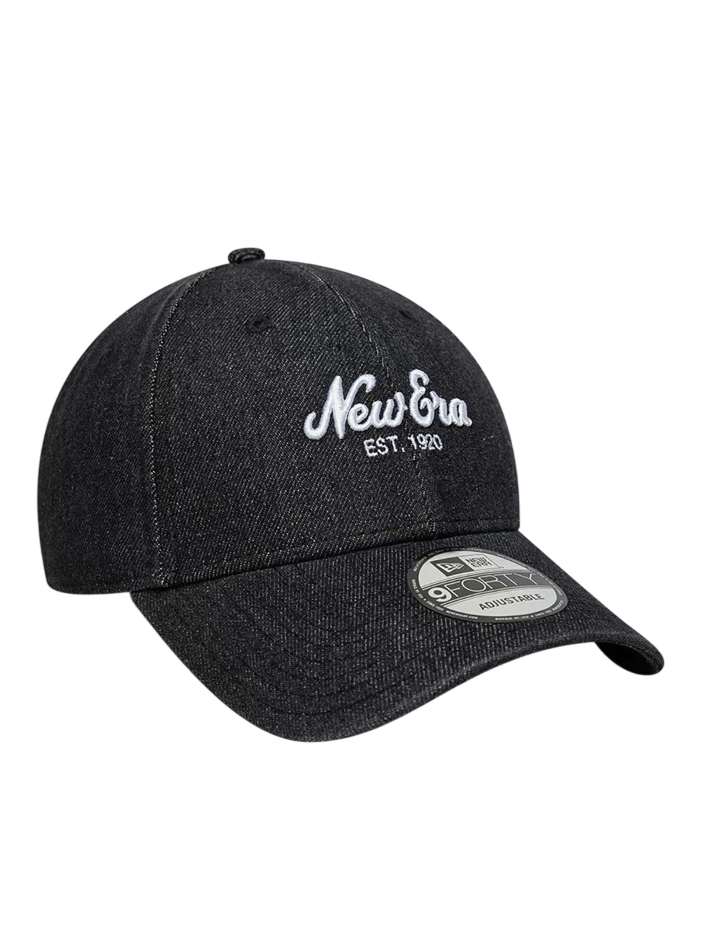 NEW ERA Cap 'Denim'‌‌‌‌‌‌‌‌‌‌ in Schwarz