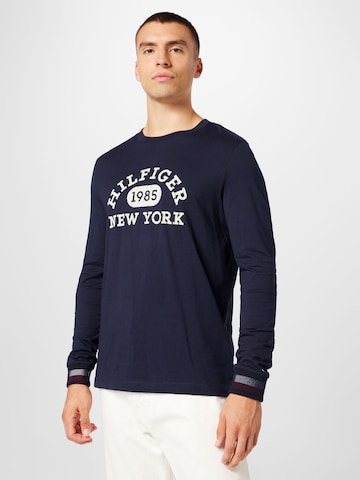 T-Shirt TOMMY HILFIGER en bleu : devant