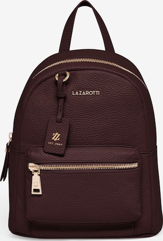 Lazarotti Backpack 'Bologna' in Red: front