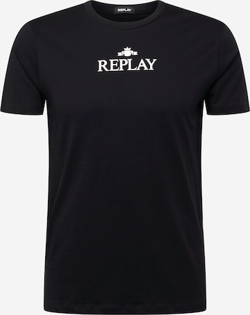 REPLAY T-Shirt in Schwarz: predná strana