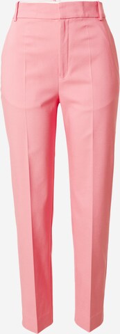 InWear Regular Trousers with creases 'Zella' in Pink: front