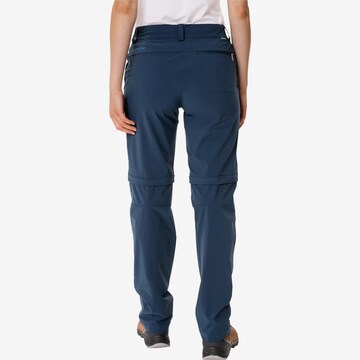 VAUDE Regular Outdoor Pants 'Farley' in Blue