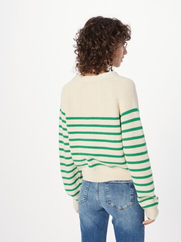 Monki Knit Cardigan in White