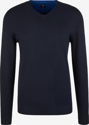 s.Oliver Sweater in Blue: front