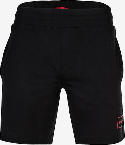 HUGO Shorts de bain en L en noir, Vue avec produit