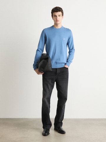 BOSS Sweater 'Kanovano' in Blue