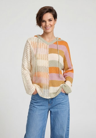 Pull-over 'Young Fashion' KIANNA en mélange de couleurs : devant