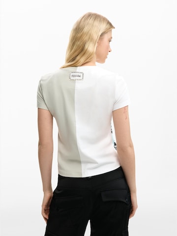 Desigual Särk 'Mickey and Minnie Mouse™ kiss', värv valge