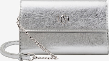 Sac à bandoulière L.CREDI en argent : devant