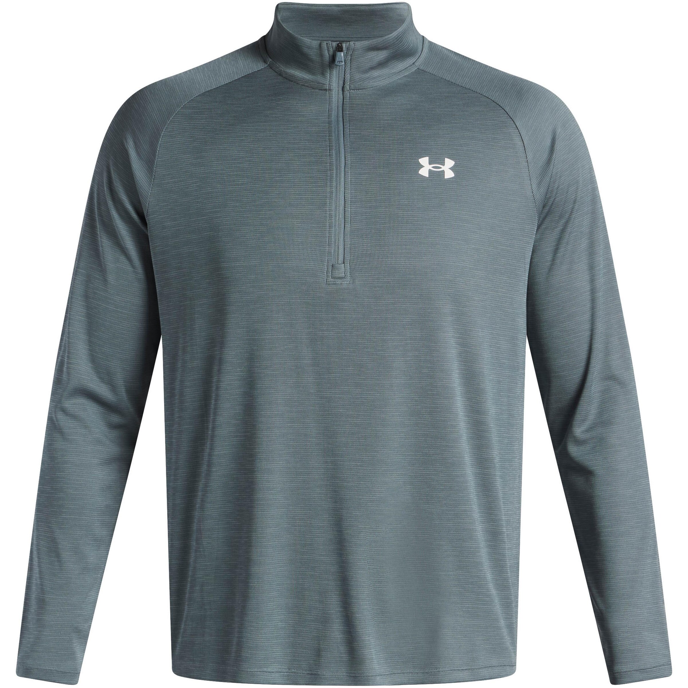 UNDER ARMOUR Funktionsshirt 'Tech Textured' in Blau: Vorderseite