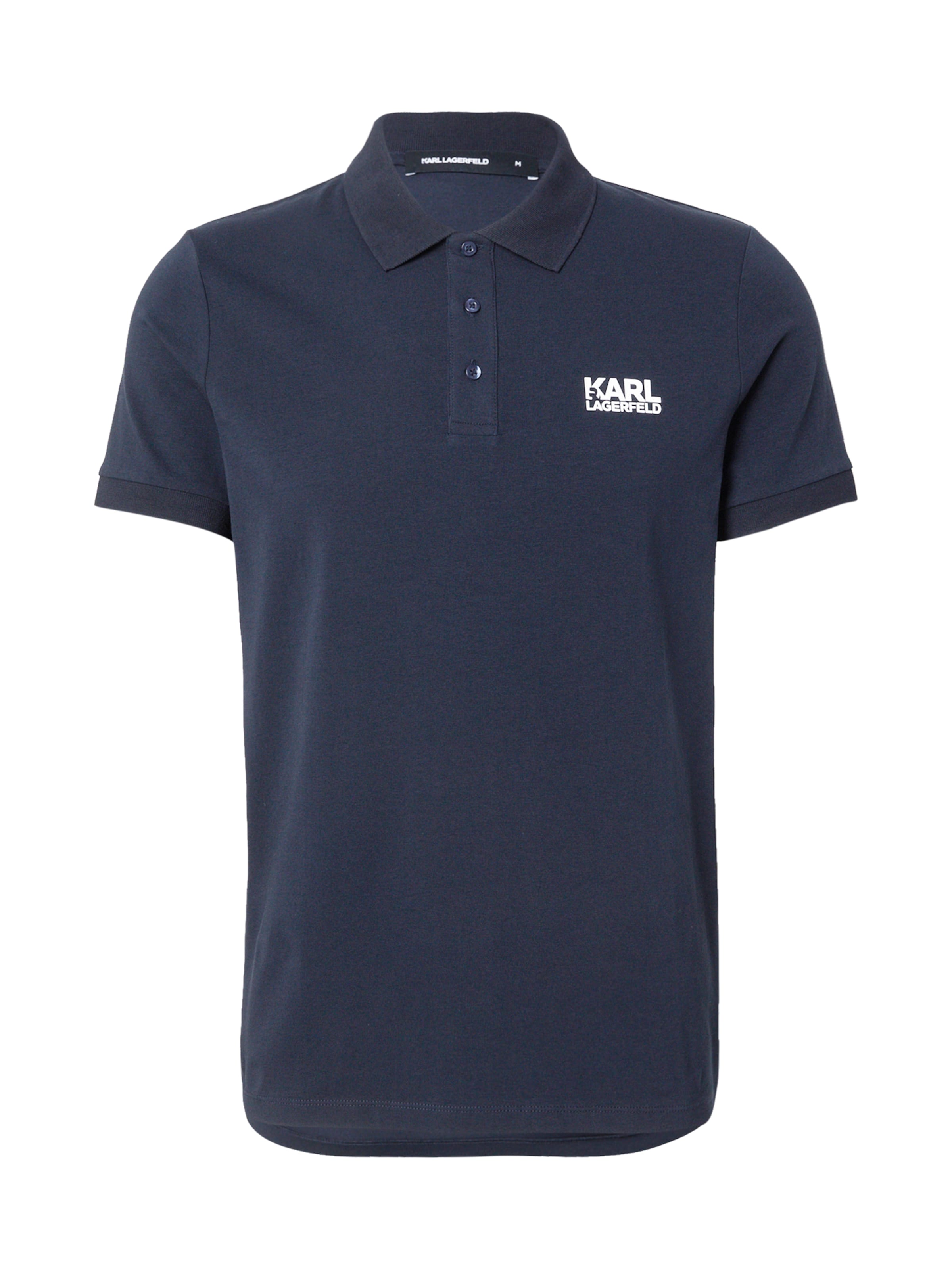 Karl Lagerfeld Poloshirt in Blau: Vorderseite