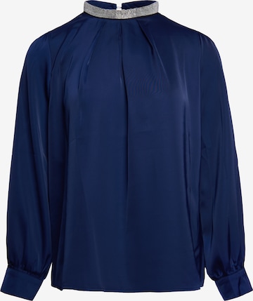 faina - Blusa en azul: frente