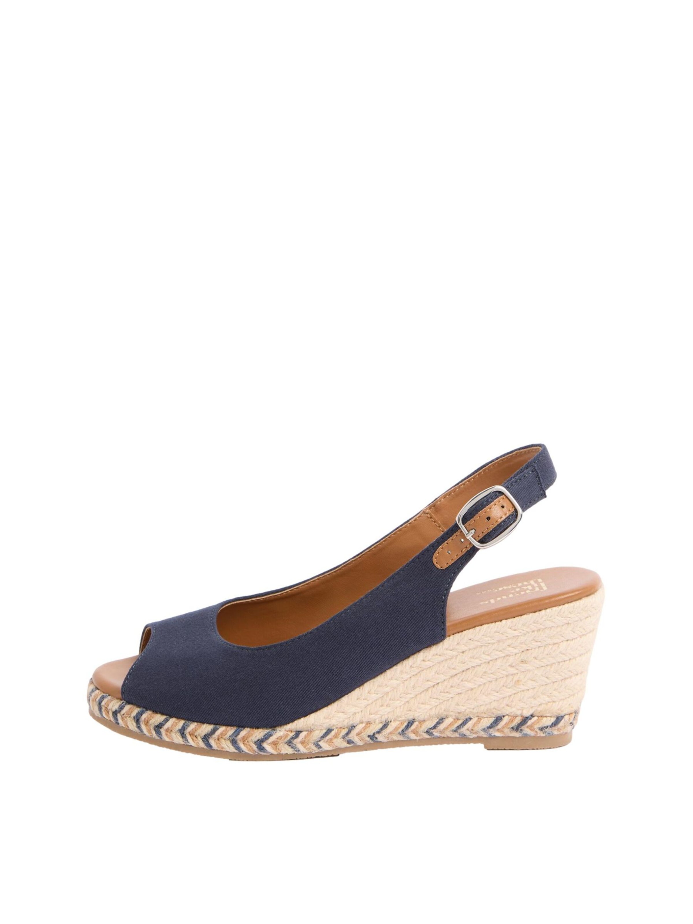 Sandale de la Friends Like These pe albastru: față