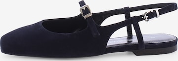 Kennel & Schmenger Strap ballerina ' LEILA ' in Blue: front