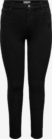 Skinny Jeans 'CARBilly' di ONLY Carmakoma in nero: frontale