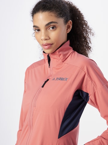 ADIDAS TERREX Athletic Jacket 'Xperior' in Red: front
