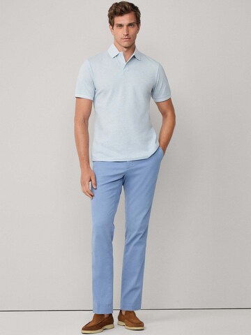 Hackett London T-shirt 'MERCERISED MARL' i blå