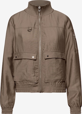 STREET ONE Between-Season Jacket 'Utility' in Brown: front