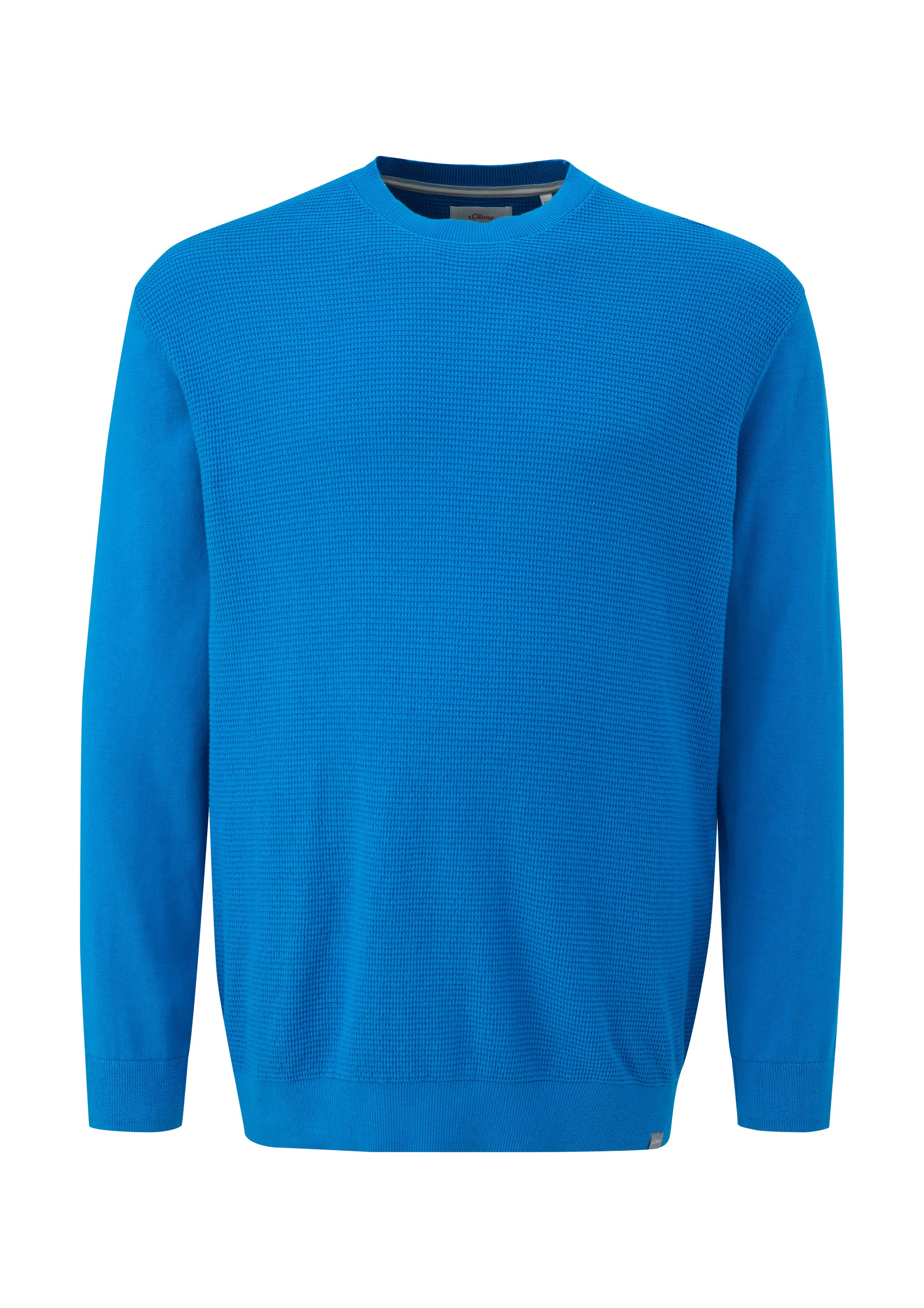 s.Oliver Men Big Sizes Pullover in Blau: Vorderseite