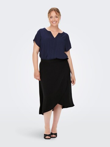 ONLY Carmakoma - Falda 'Aster' en negro