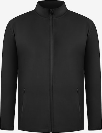 Smilodox Trainingsjacke Active in Schwarz: Vorderseite