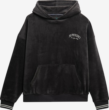 Superdry Sweatshirt 'Country Club' in Zwart: voorkant