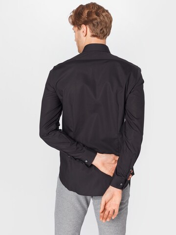 Slim fit Camicia business di Calvin Klein in nero