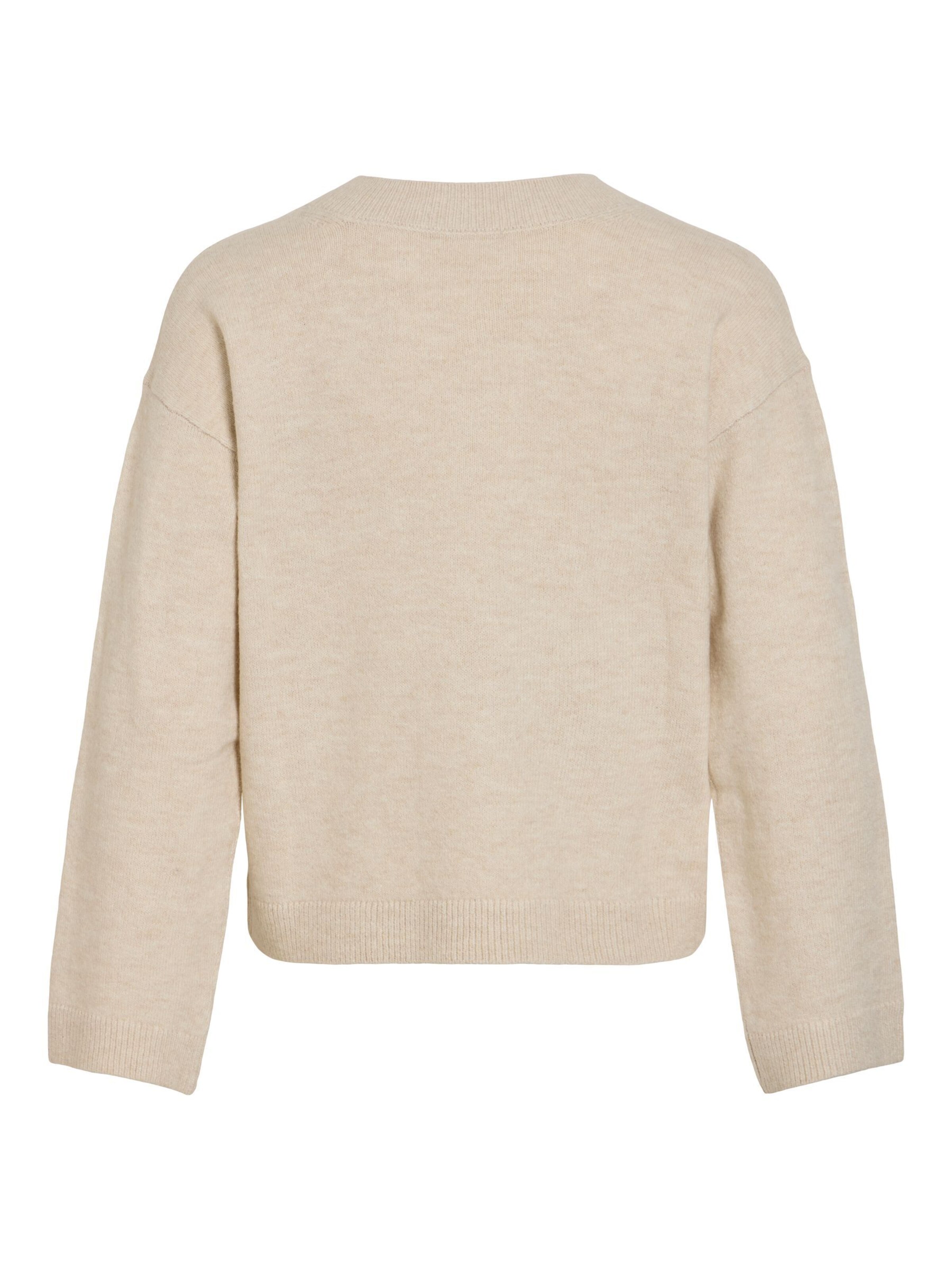 VILA Sweater 'VILiga' in Beige