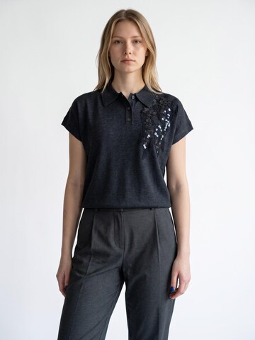 Viore Sticktop 'Knitted top'‌ in Grau