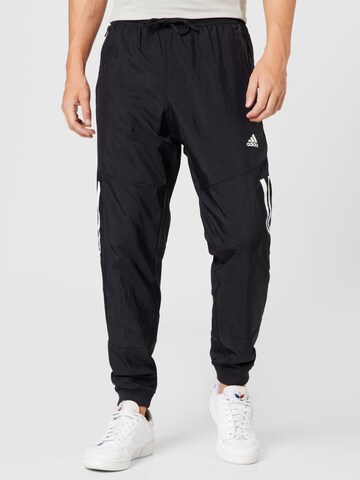 Effilé Pantalon de sport 'Future Icons 3-Stripes ' ADIDAS SPORTSWEAR en noir : devant