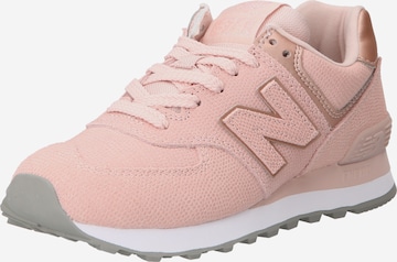 new balance Σνίκερ χαμηλό '574' σε ροζ: μπροστά