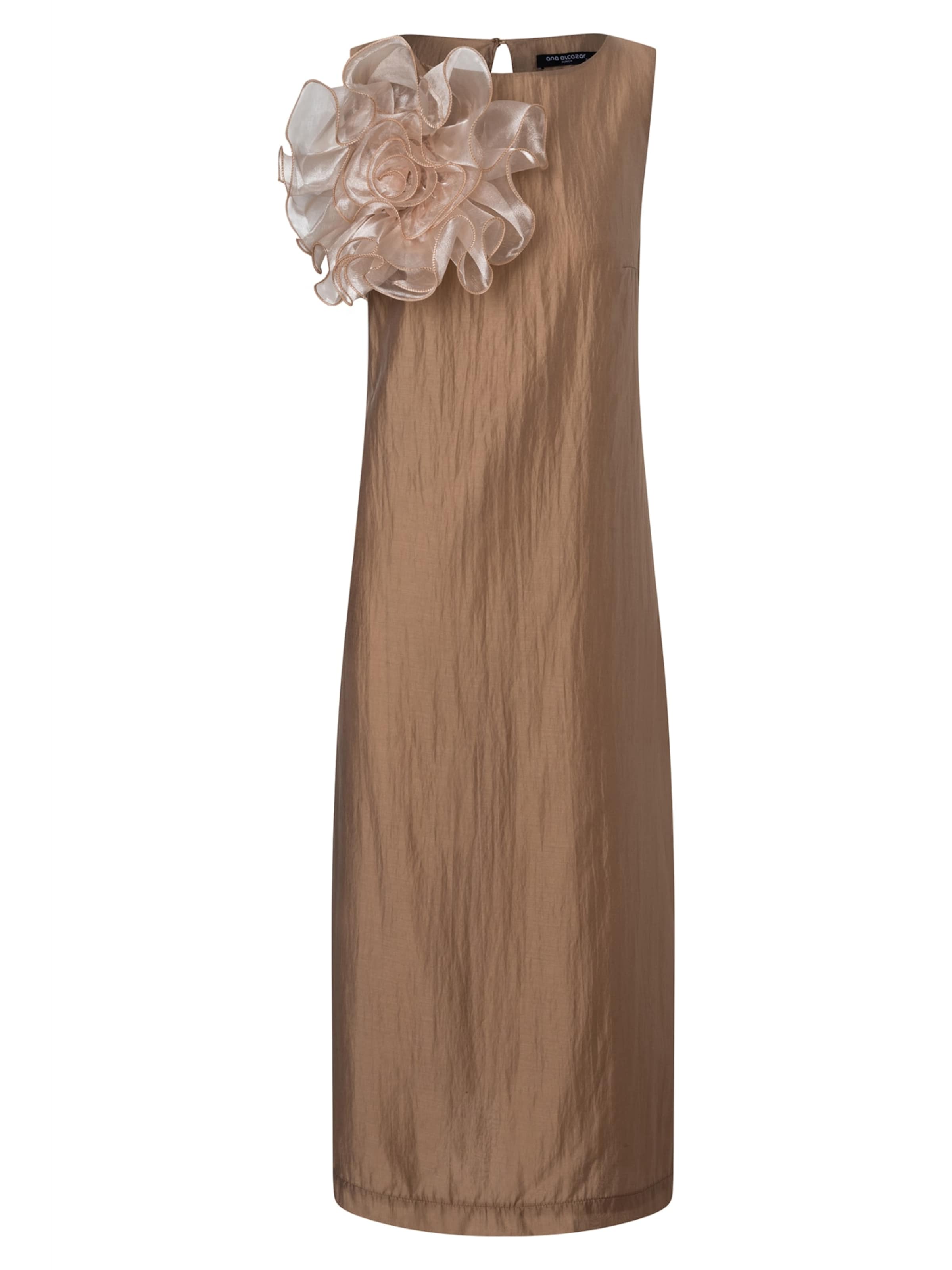 Ana Alcazar Kleid ' Davie ' in Braun: Vorderseite