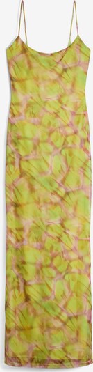 Bershka Kleid in schilf / kiwi / rosé, Produktansicht