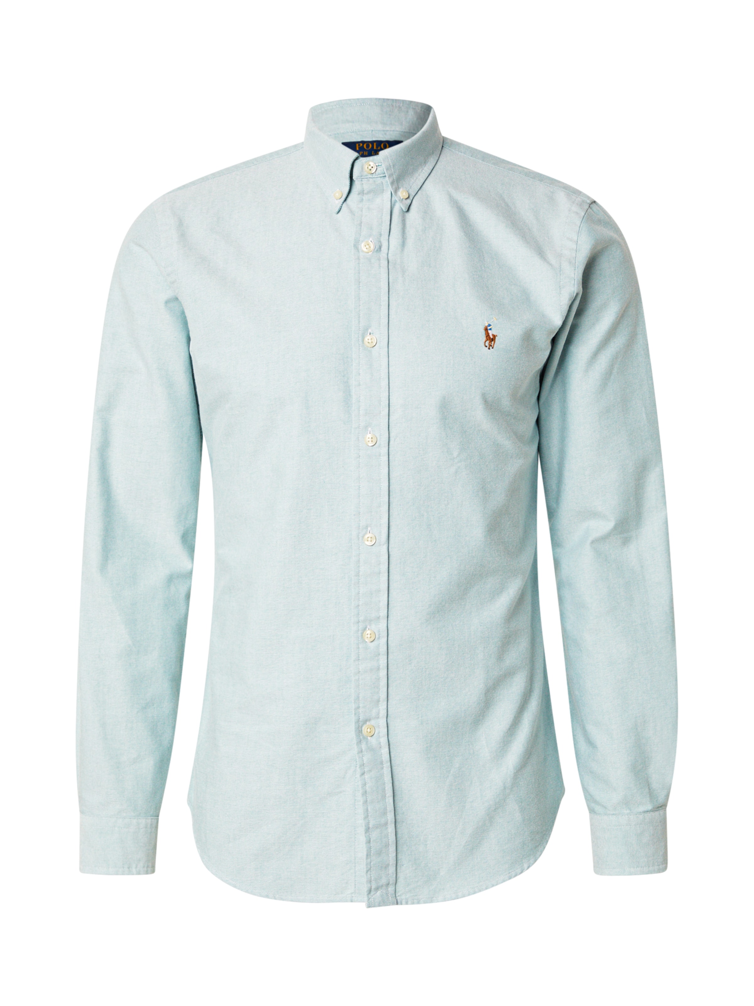 Slim fit Cămașă de la Polo Ralph Lauren pe albastru: față