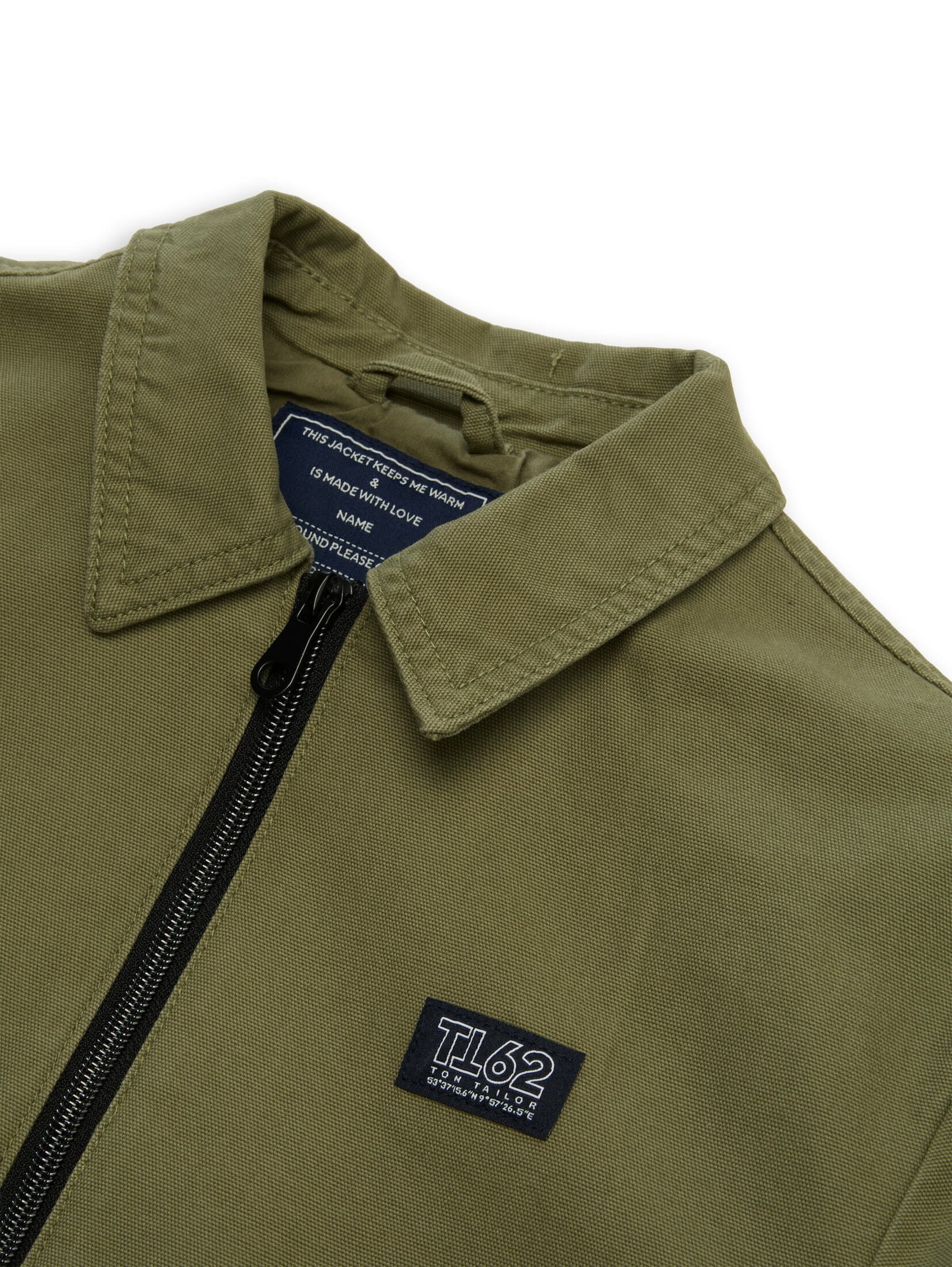 TOM TAILOR Jacke 'Utility' in Grün