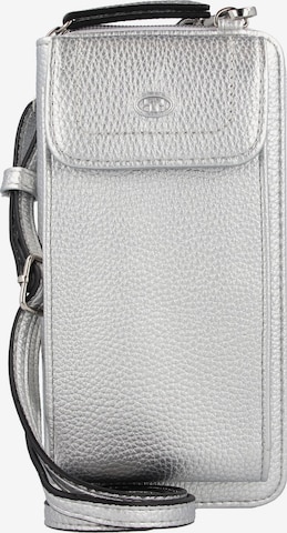 TOM TAILOR Smartphone Case 'Ela' in Silver: front