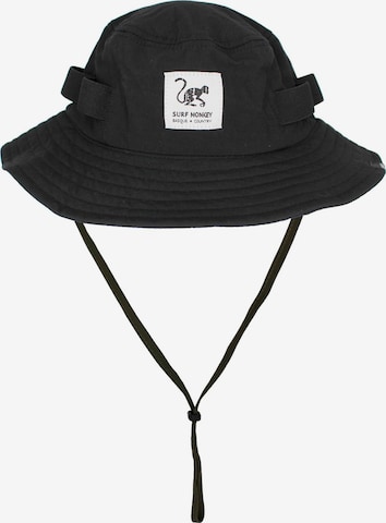 Surf Monkey Sports Hat in Black: front