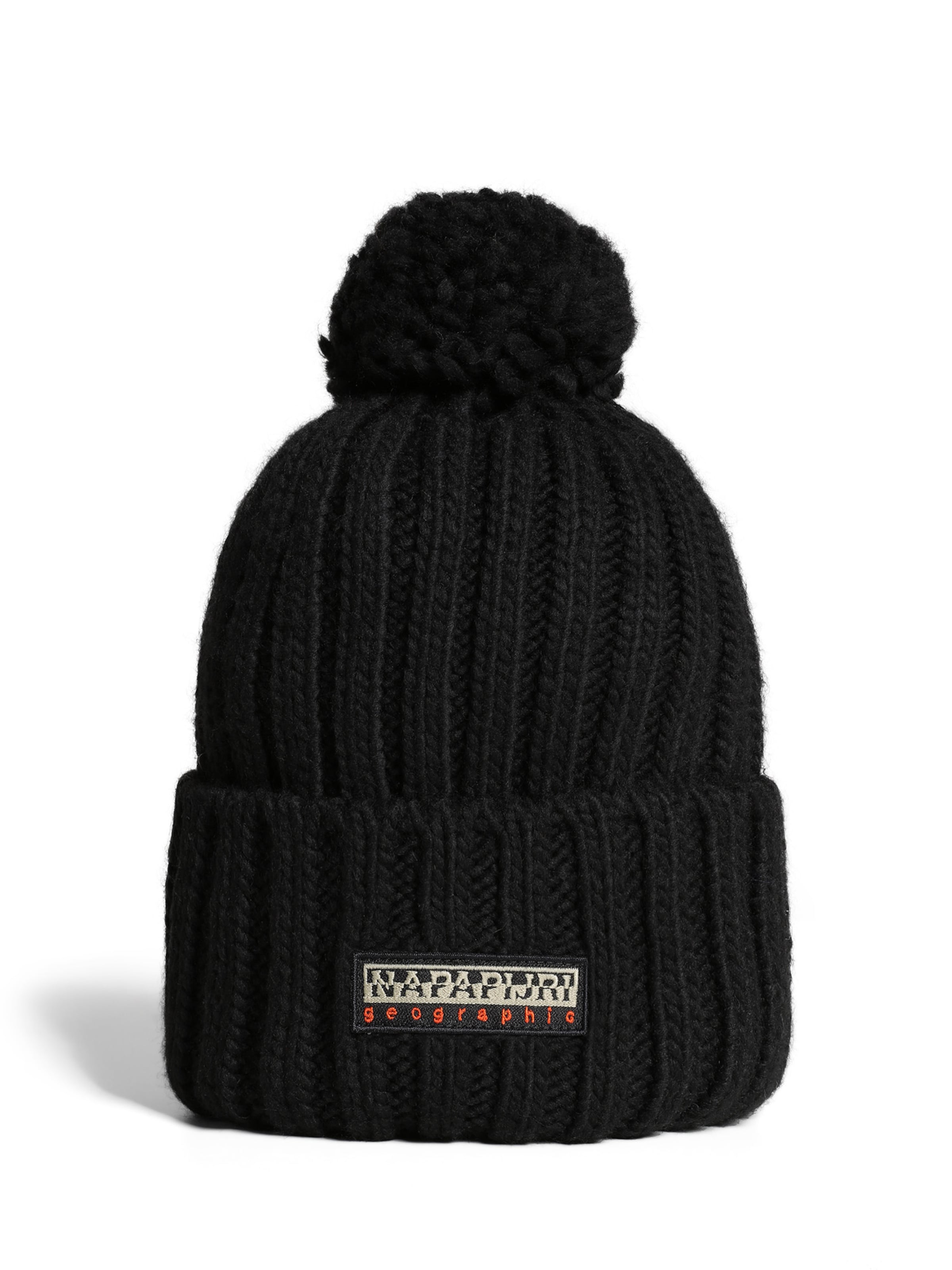 NAPAPIJRI Mütze 'FEA' in Schwarz: Vorderseite