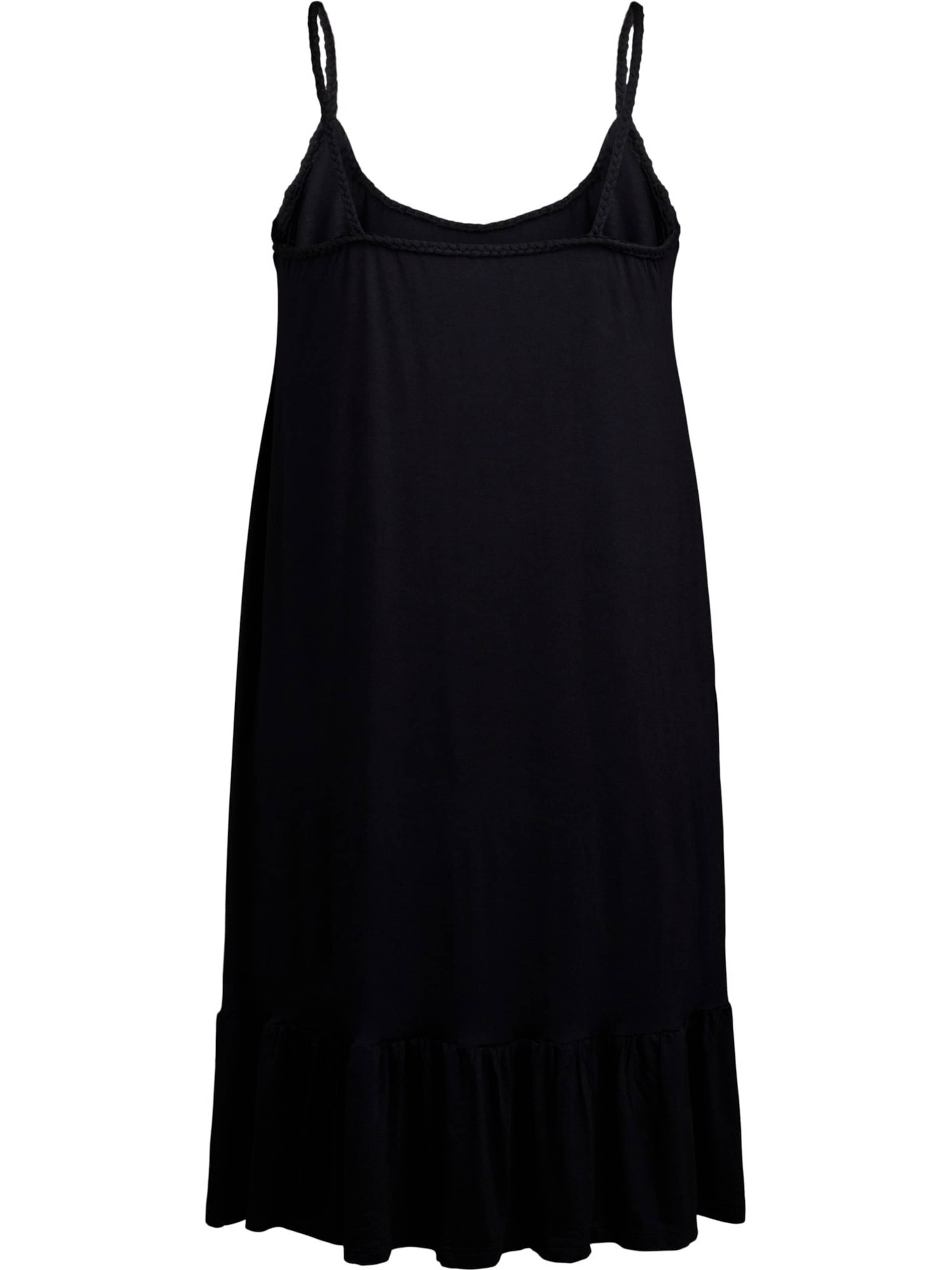 Swim by Zizzi Φόρεμα παραλίας 'SBraid' σε μαύρο