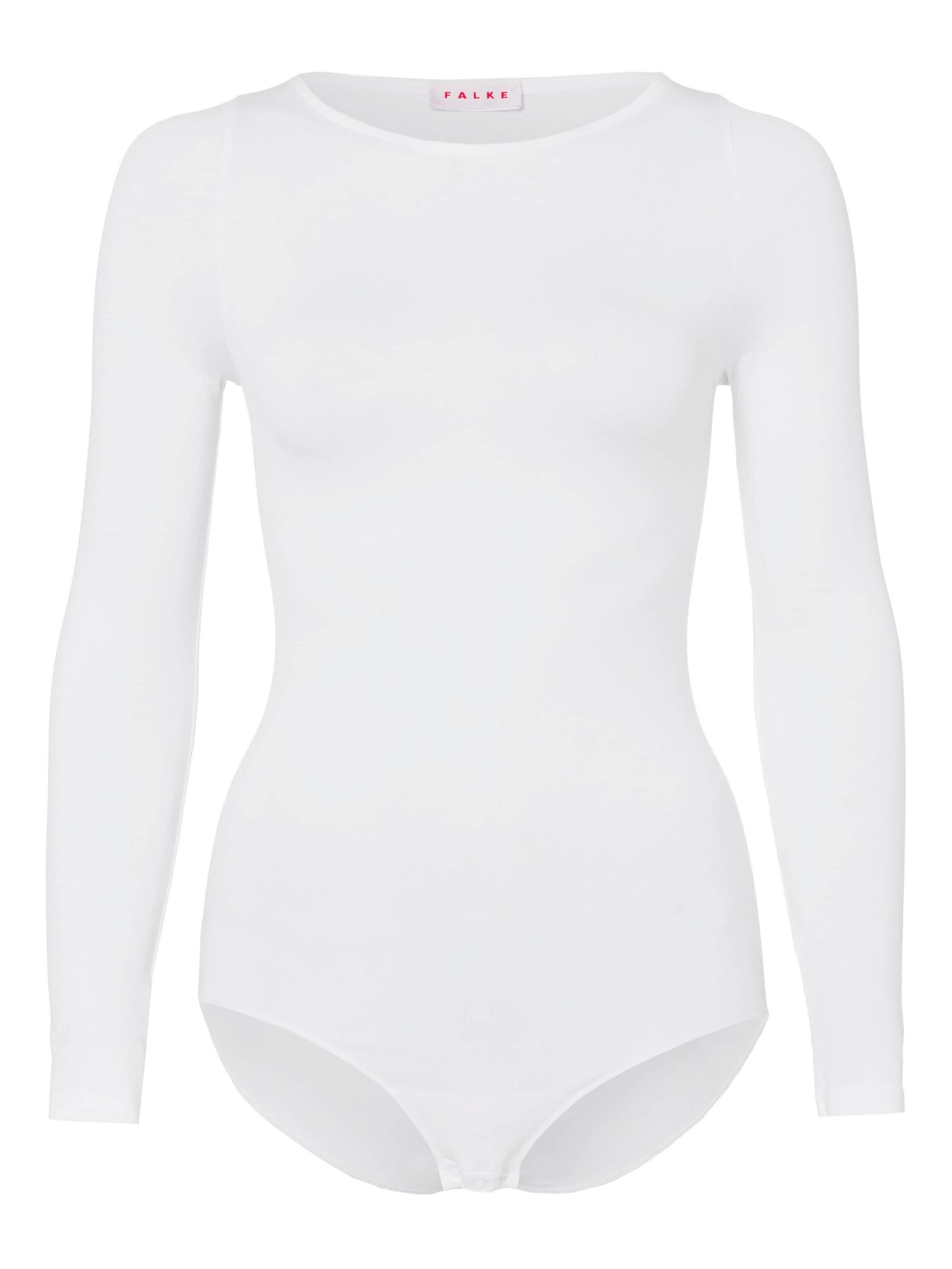 FALKE Body 'Fine Cotton'‌‌‌‌‌‌‌‌ in Weiß: Vorderseite