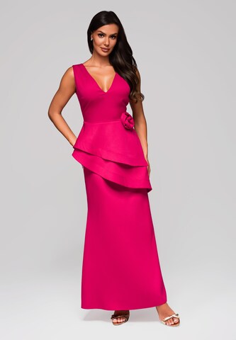 Ombre Evening dress in Pink