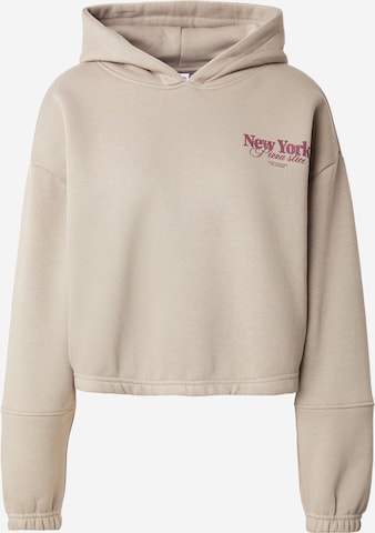 Felpa di Sublevel in beige: frontale