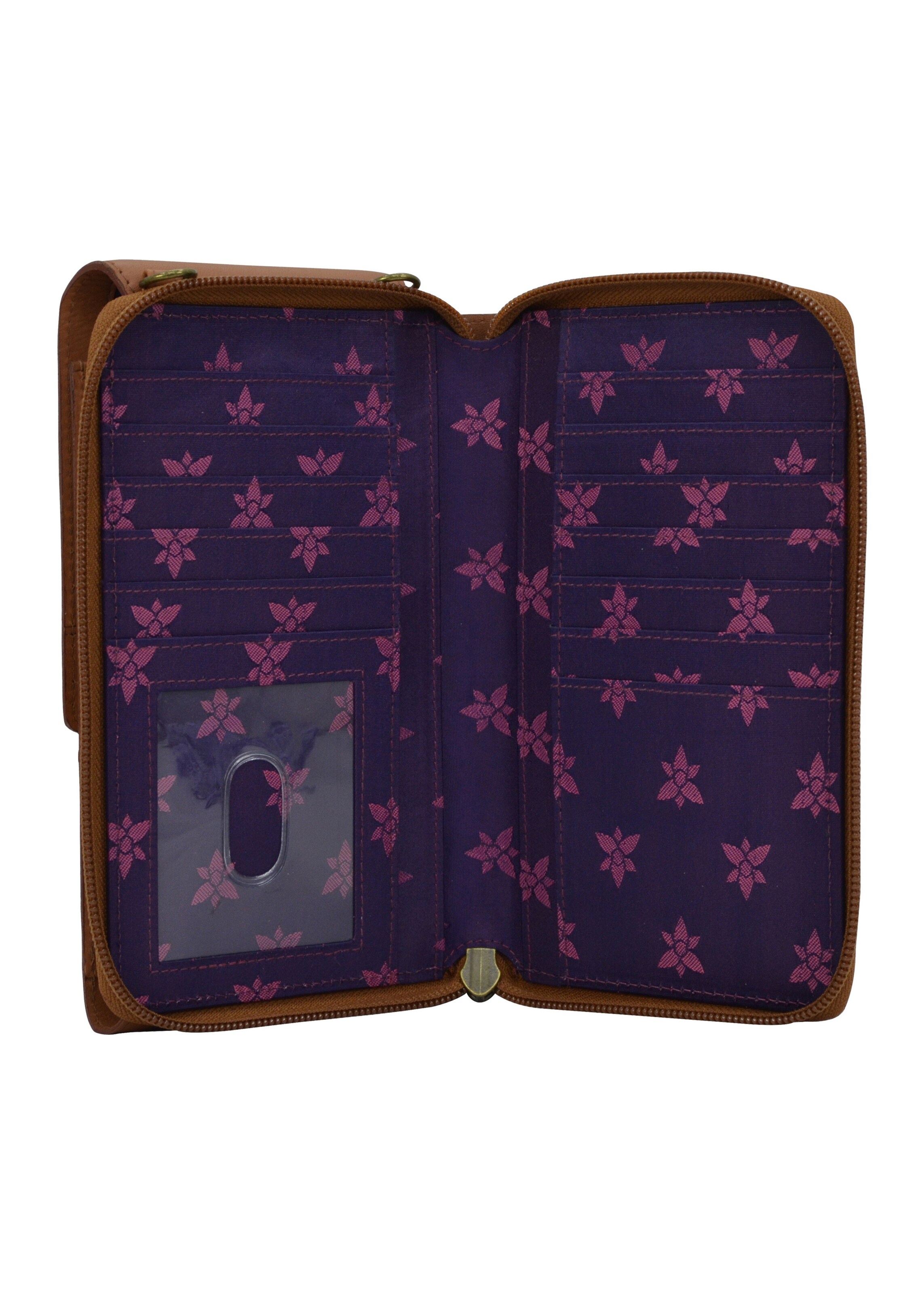 Frauen Portemonnaies ANUSCHKA Brieftasche 'Butterflies Honey' in Mischfarben - LK08639 Frauen Portemonnaies ANUSCHKA Brieftasche 'Butterflies Honey' in Mischfarben - LK08639