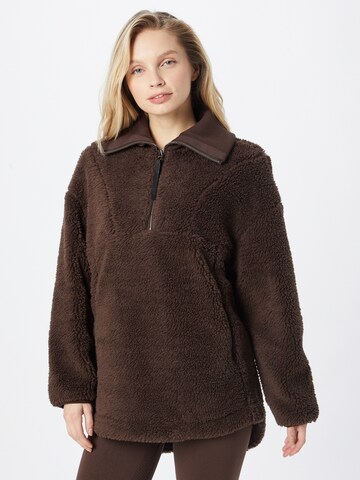 Varley Functionele fleece jas in Bruin: voorkant