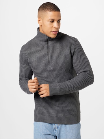 Brandit Sweater in Grey: front