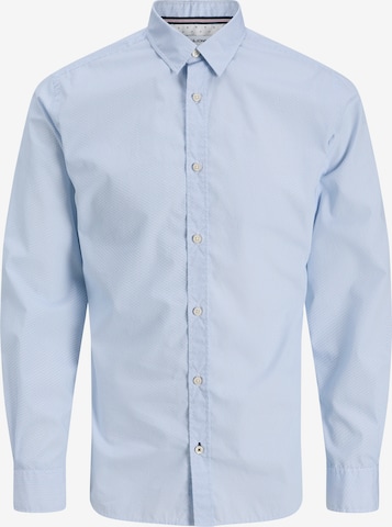 JACK & JONES Skjorte 'JJMATHEO' i blå: forside