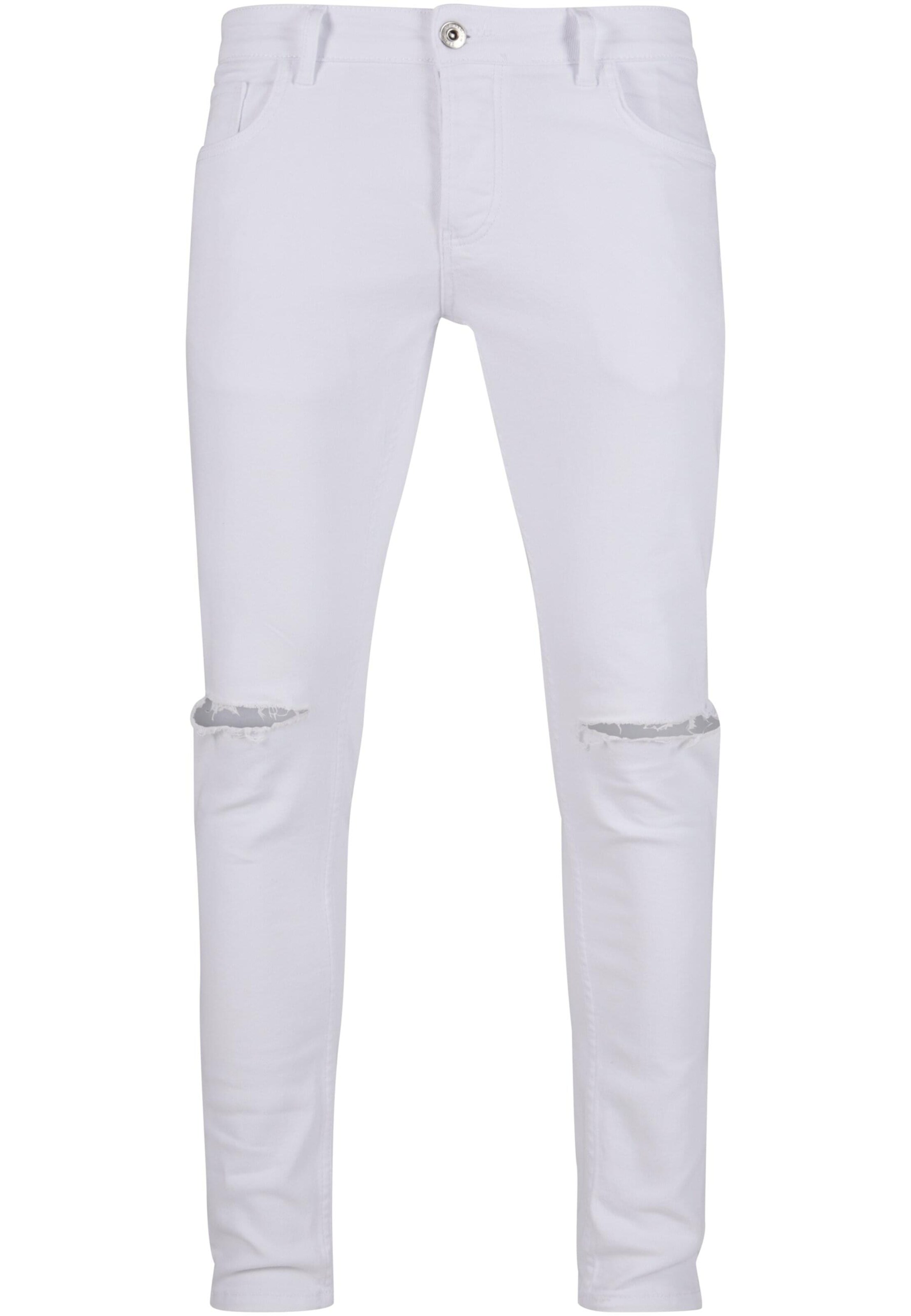 Slimfit Jeans di 2Y Premium in bianco: frontale